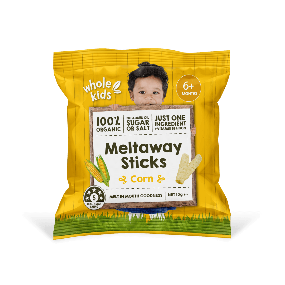 Organic Meltaway Sticks Corn